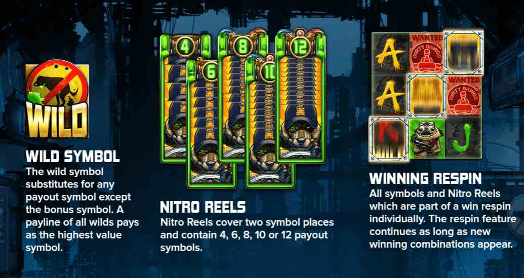 Nitropolis 2. 3 Wild Symbol