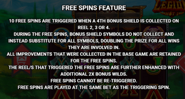 Legion Hot 1 Free Spins