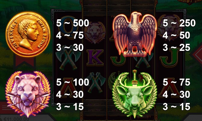 Legion Hot 1 Symbols