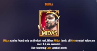 Midas Match Symbols