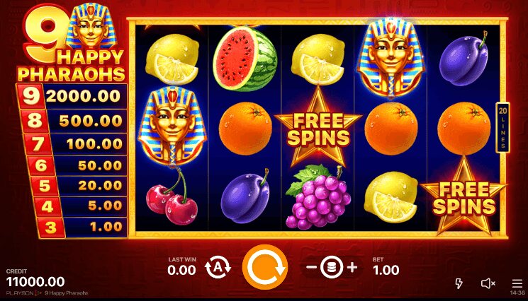 9 Happy Pharaohs Theme & Graphics