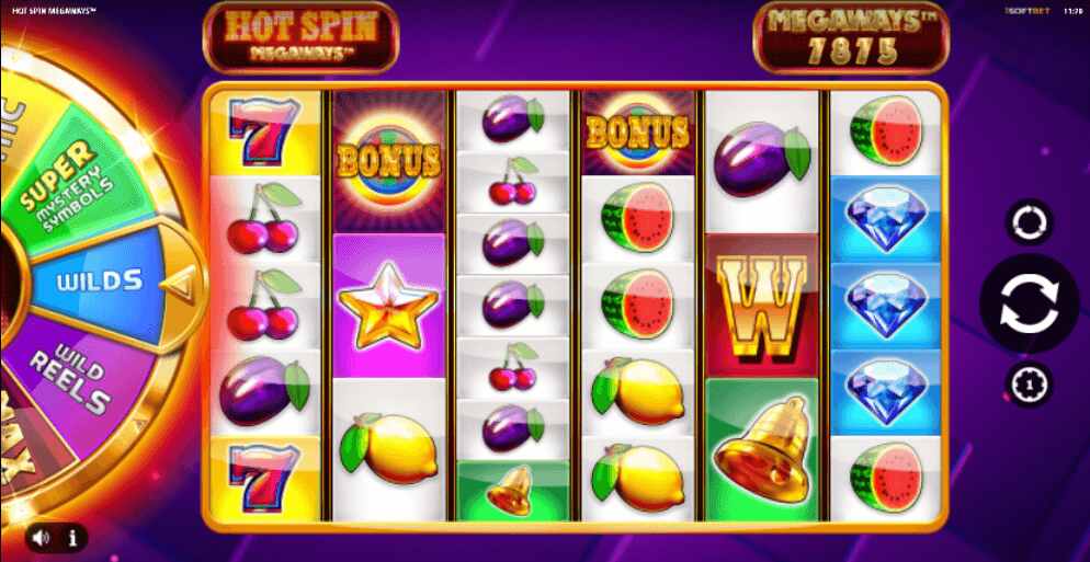 Hot Spin Megaways Theme & Graphics