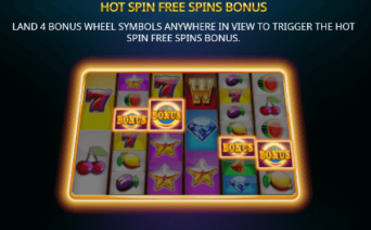 Hot Spin Megaways Bonus Features