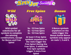Spinjoy Society Symbols