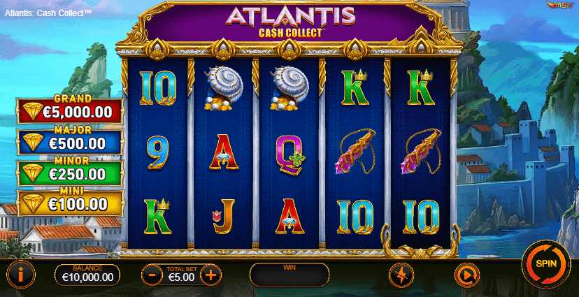 Atlantis Cash Collect Theme & Graphics