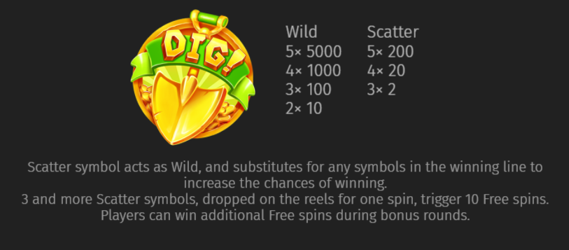 Dig Dig Digger Bonus Features