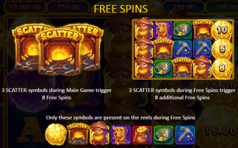 Hit the Gold Free Spins