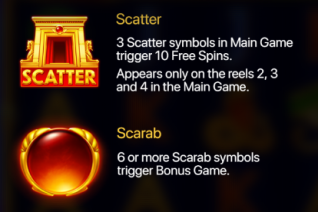 Spirit of Egypt Hold and Win Scatter Symbol