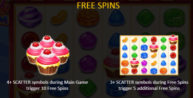Candy Boom Bonus Features