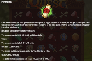 Cash Quest Bonus Features