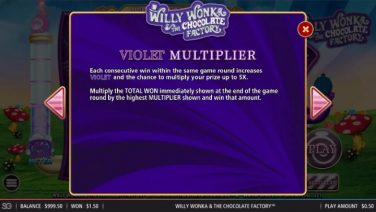 Willy Wonka & The Chocolate Factory Violet Multiplier