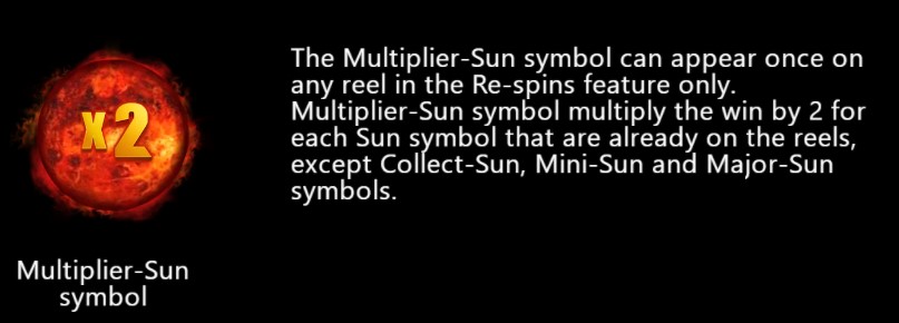 Shiny Fruity Seven 10 Lines Hold and Spin The Sun Symbol Multiplier