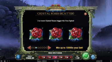 15 Crystal Roses A Tale of Love-Scatter