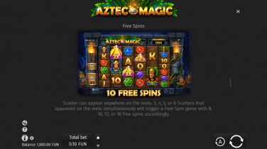 Aztec Magic Megaways- Free Spins