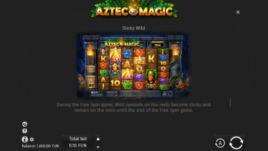 Aztec Magic Megaways- Sticky Wild