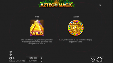 Aztec Magic Megaways- Wild &Scatter