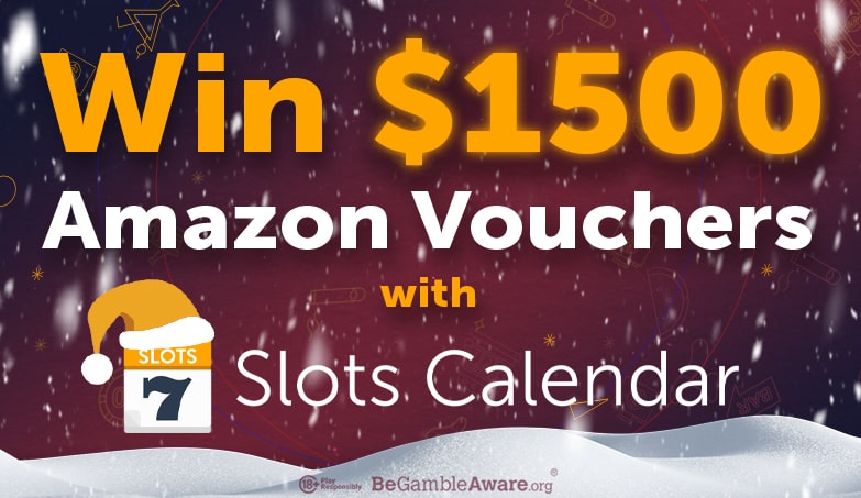 Free Christmas Giveaway – Win $1500 in Amazon Vouchers from SlotsCalendar