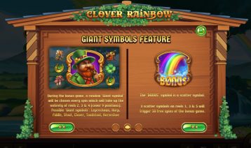 Clover the Rainbow Deluxe giant symbol