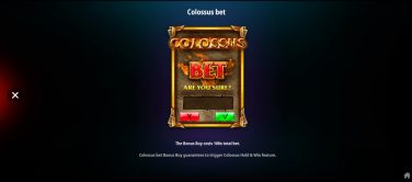 Colossus Hold & Win Buy Feature