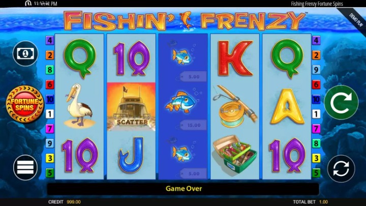 Fishin' Frenzy Fortune Spins