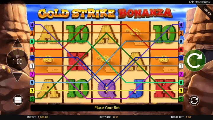 Gold Strike Bonanza Theme & Graphics
