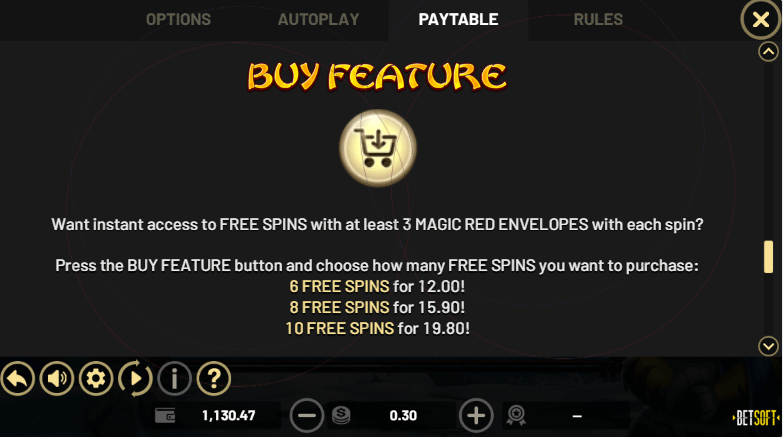 Gold Tiger Ascent Buy Feature