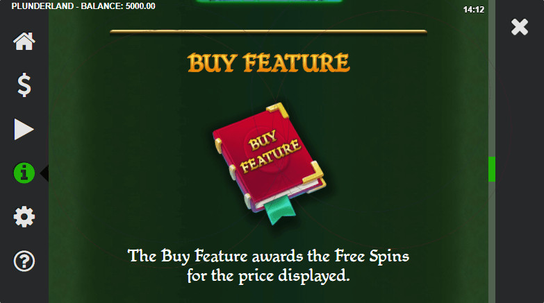 Plunderland Buy Feature