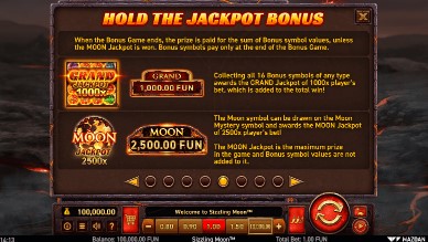 Sizzling Moon Hold the Jackpot Bonus2