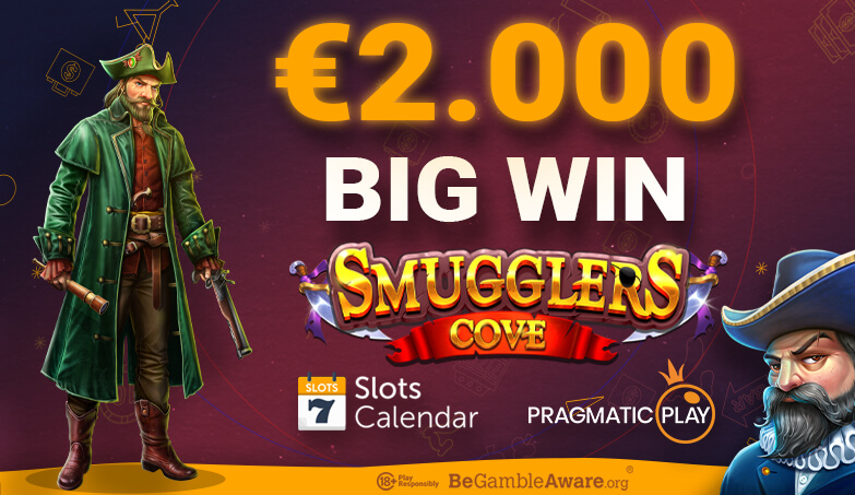 €2000 Win on Smugglers Cove!
