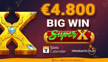 €4.800 Big Win on Super X with a 0.60 Bet