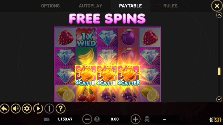 Triple Juicy Drops Free Spins