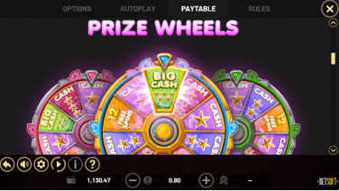 Triple Juicy Drops Prize Wheel