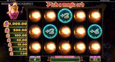 wish upon a cashpot freespins feature