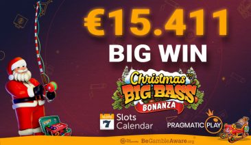 €15.411 Win on Christmas Big Bass Bonanza!