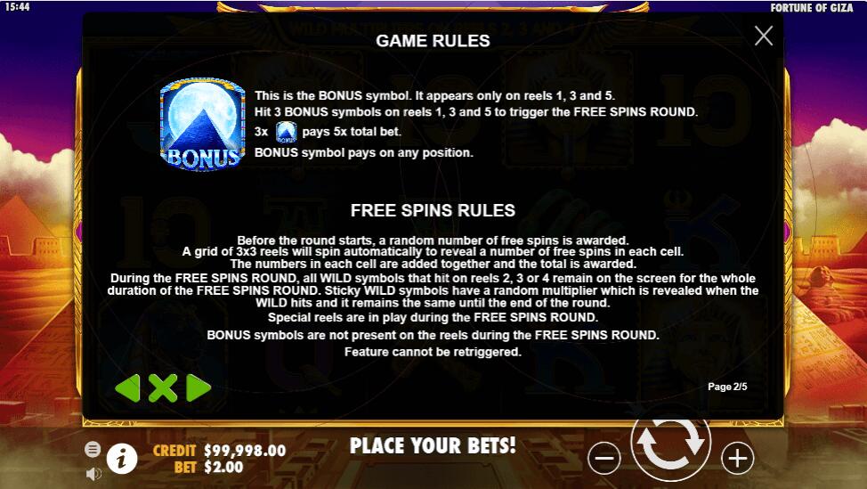 Fortune of Giza-Bonus Symbol