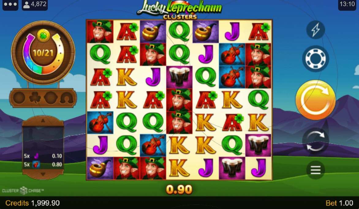 Lucky Leprechaun Clusters Theme