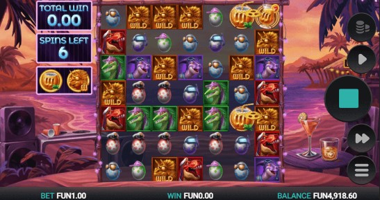 Jurassic Party free spins