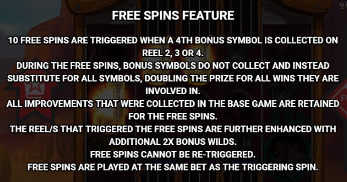 98 Bounty Hot 1 Free Spin Feature