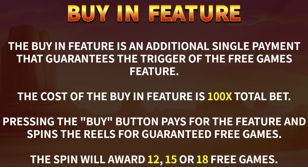 Big Buffalo Badlands Buy Bonus
