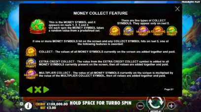 Clover Gold Money Collect Feature