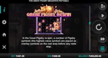 The Great Pigsby Megapays Bouns Rounds Great Pigsby Respin