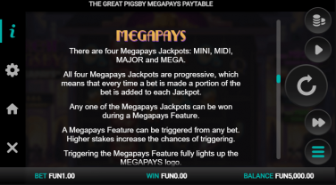 The Great Pigsby Megapays Bouns Rounds Megapays