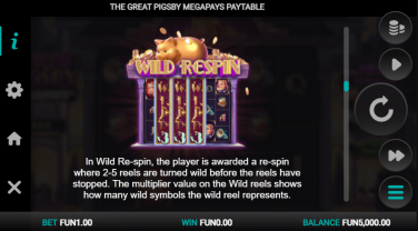 The Great Pigsby Megapays Bouns Rounds Wild Respins
