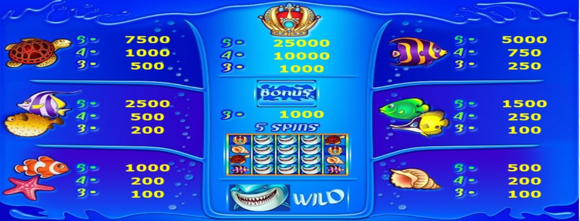 Wild Shark symbols