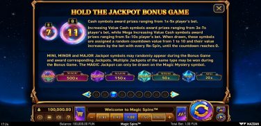 Magic Spins Bonus Game