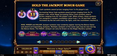 Magic Spins Bonus Game