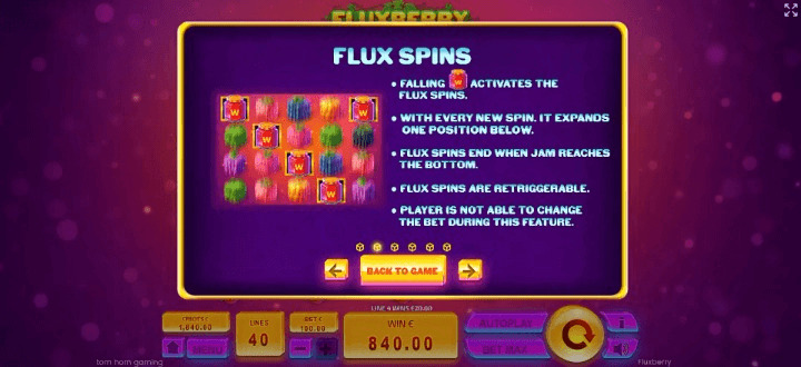 Fluxberry Flux Spins