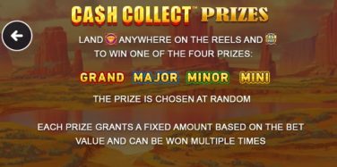 Silver Bullet Bandit Cash prizes