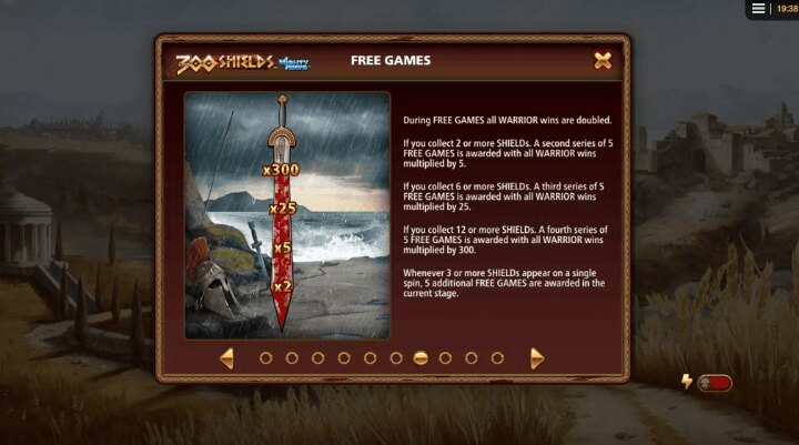 300 Shields Mighty Ways Free Games