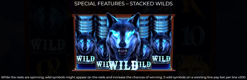 Dark Wolf Stacked Wilds